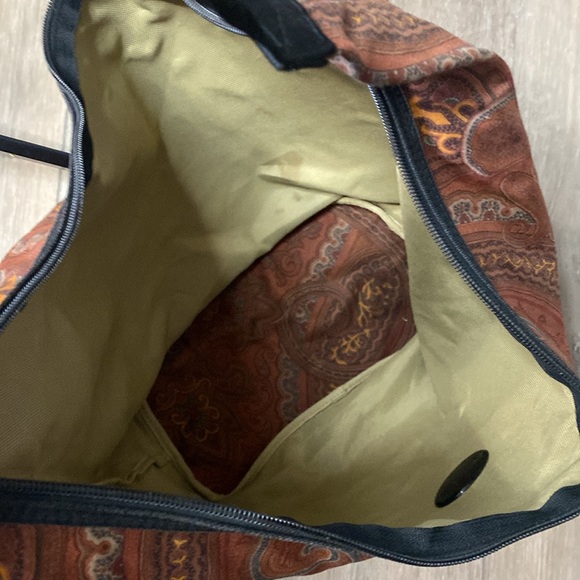 Rehab Etro Profumi Bag. Zipper broken stain interior - Picture 4 of 7